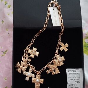 Gold Charm cross nicklace